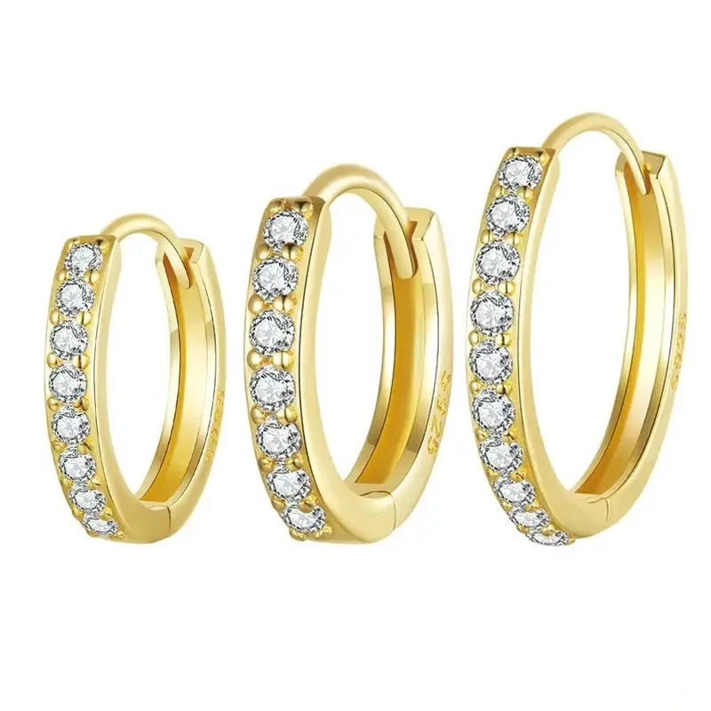 Gold Hoop Earrings - la Vérité