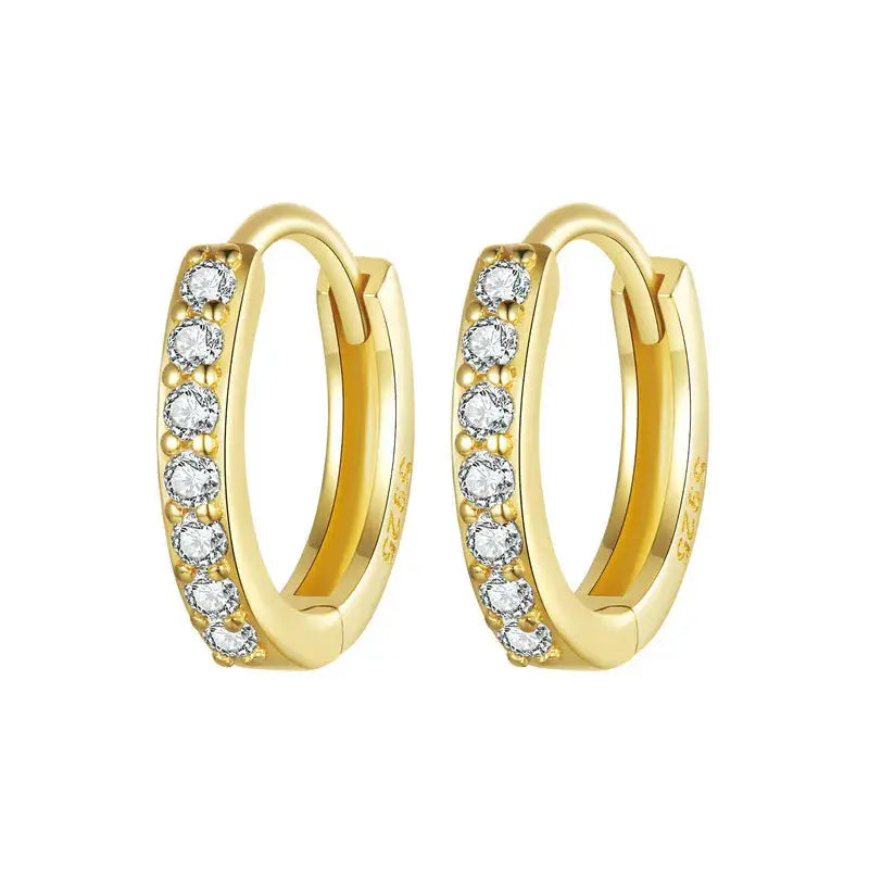 Gold Hoop Earrings - la Vérité