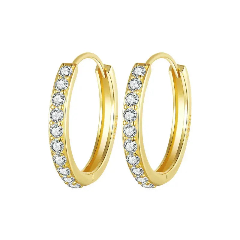 Gold Hoop Earrings - la Vérité