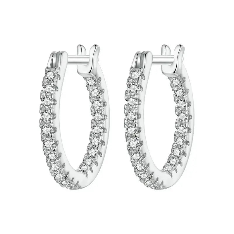 Zirconia Hoop Earrings - la Vérité