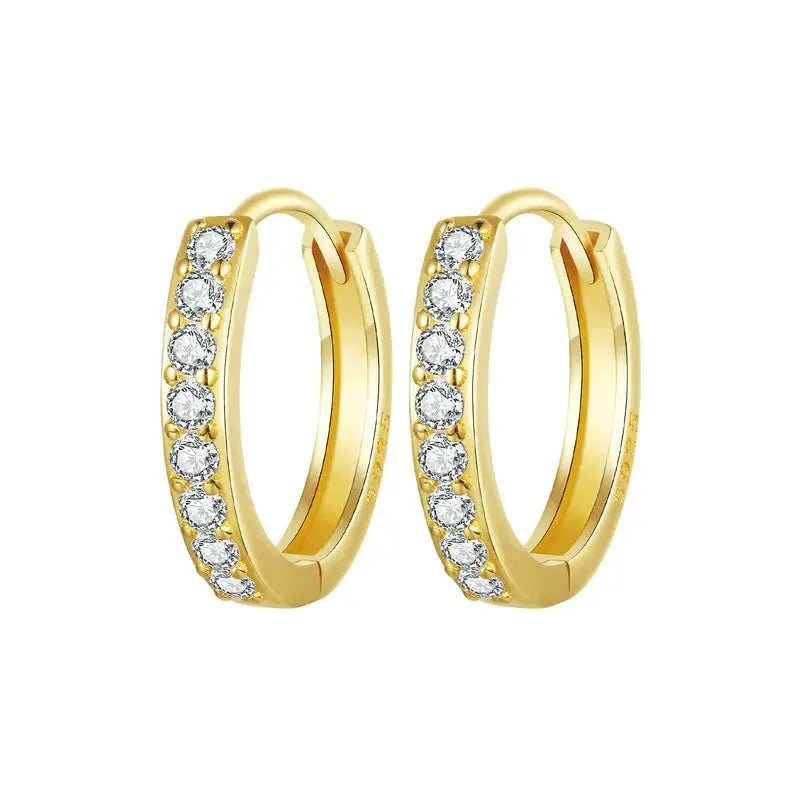 Gold Hoop Earrings - la Vérité